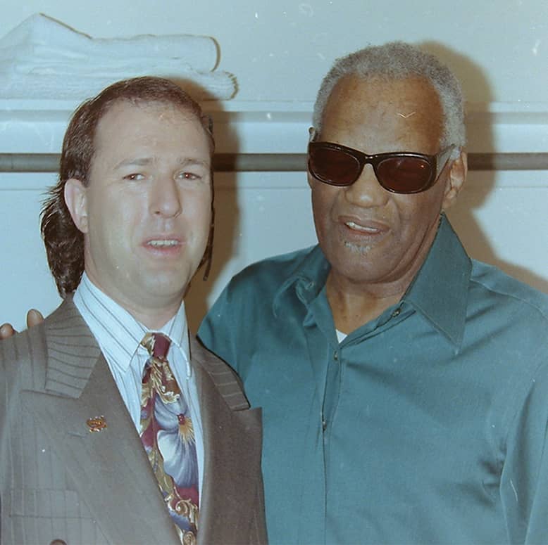 Alvin and Ray Charles at the Variety BC Telethon