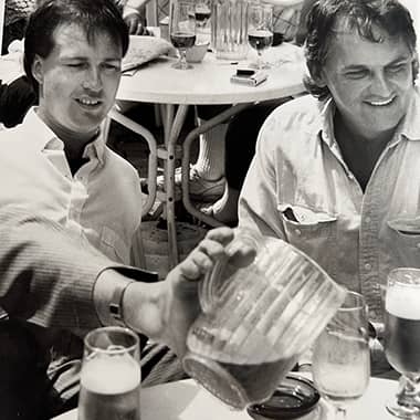 Alvin with director John Zaritsky