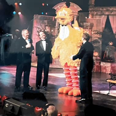 Alvin and Big Bird at the Variety Show